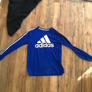 Adidas Black and white long sleeve